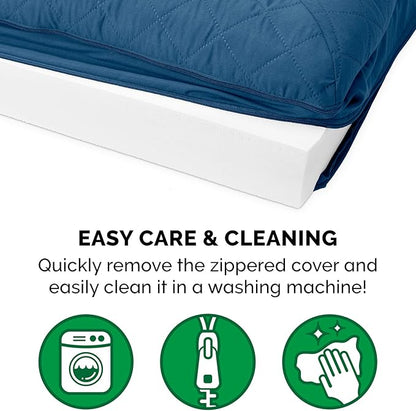 Furhaven Orthopedic Dog Bed for Large Dogs w/ Removable Bolsters & Washable Cover 125 lbs