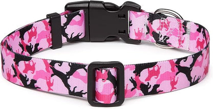 Adjustable Dog Collar with Patterns