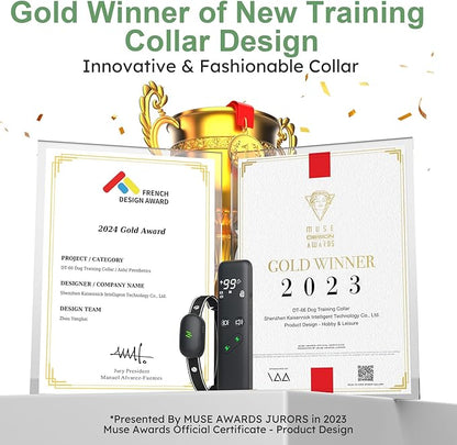 Dog Shock Collar 1600FT, Rechargeable 3 Training