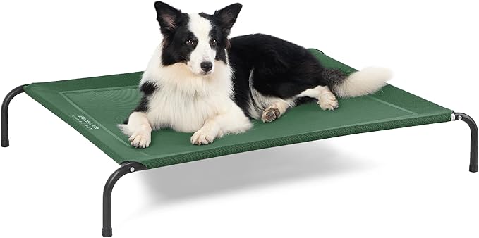 Bedsure Large Elevated Cooling Outdoor Dog Bed 49 inches