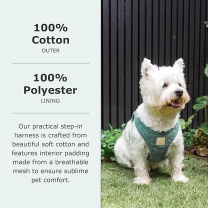 FuzzYard Life Corduroy Step in Dog Harness