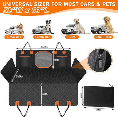 Dog Car Seat Back Seat Pet Cover Back