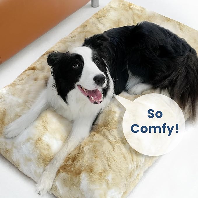 Washable Dog Bed Deluxe Breeds.29 * 20",Khaki