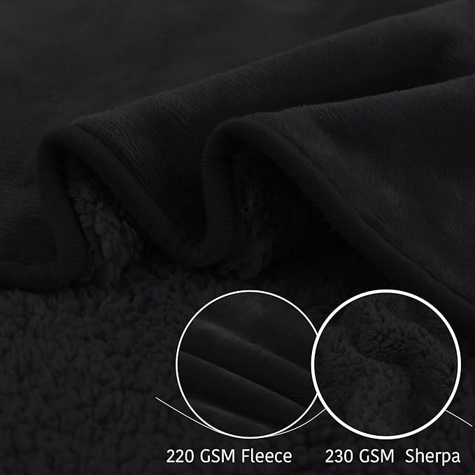 NICETOWN Waterproof Dog Blanket 40 x 50 in 40" x 50", Black