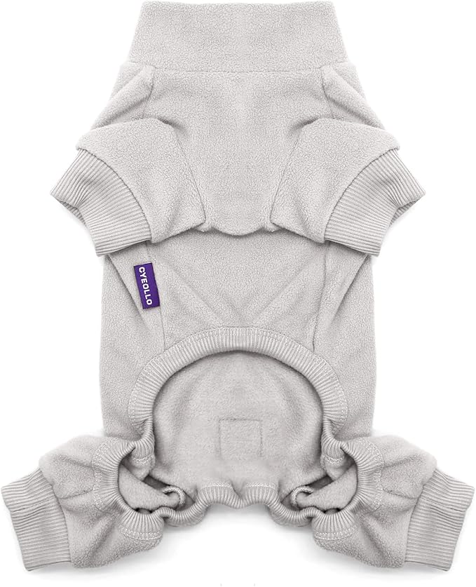 cyeollo Dog Pajamas Fleece Dog Pjs Thermal Dog