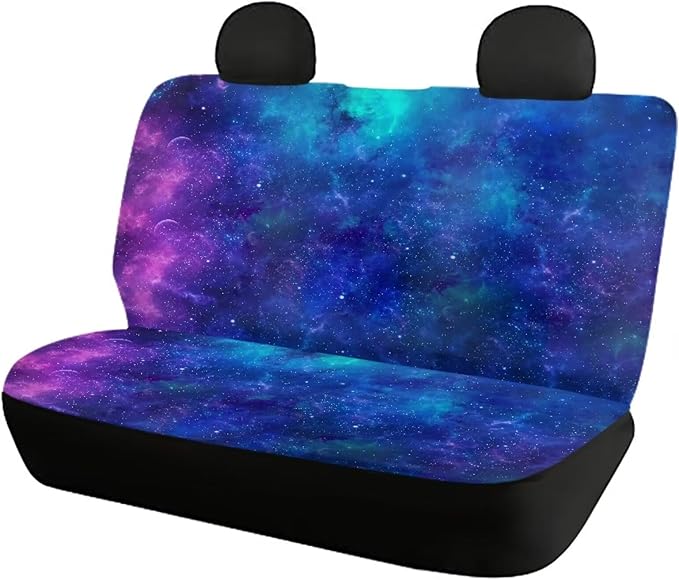 Galaxy Seat Covers for Cars Front and Rear 4 Pieces