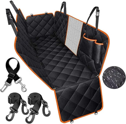 3 in 1 Split Dog Car Seat Cover for Back Seat 100% Waterproof 3 in 1)