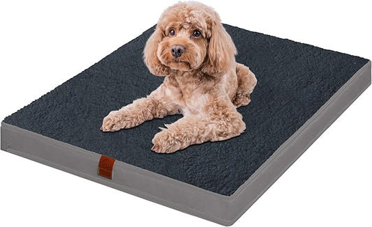 Easy-Going Dog Bed for Small Dogs (20x15x3 in,