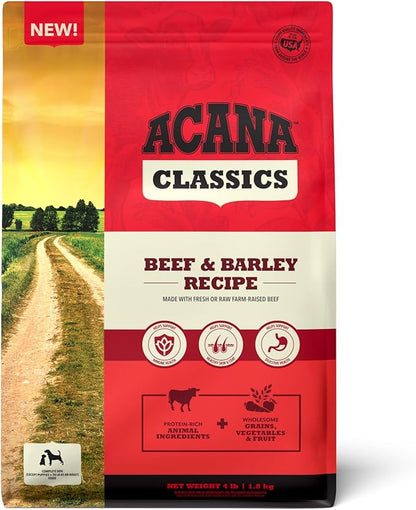 ACANA Classics Beef & Barley Recipe 4lb