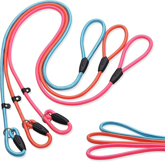 Slip Lead Dog Leash 3pcs Strong