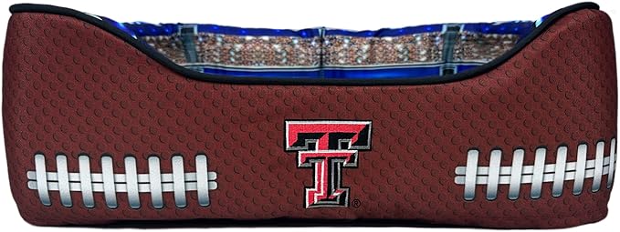 NCAA Texas Tech Red Raiders Stadium Dog Bed