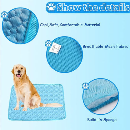 Dog Cooling Mat Summer Pet Cooling Mat Ice