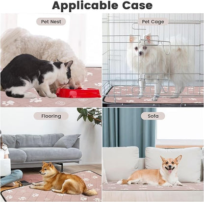 MRSCOZ Non Slip Washable Pee Pads for Dogs 2 Pack 40"x28",Ultra-Absorbent and