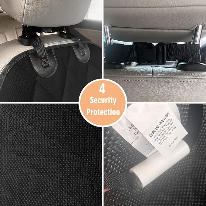 Quilted Dog Front Car Seat Cover