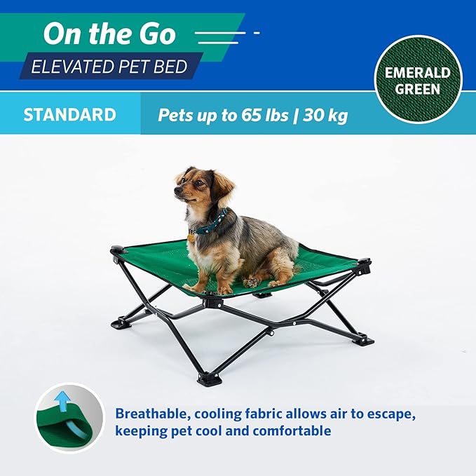 COOLAROO On the Go Cooling Elevated Dog Bed