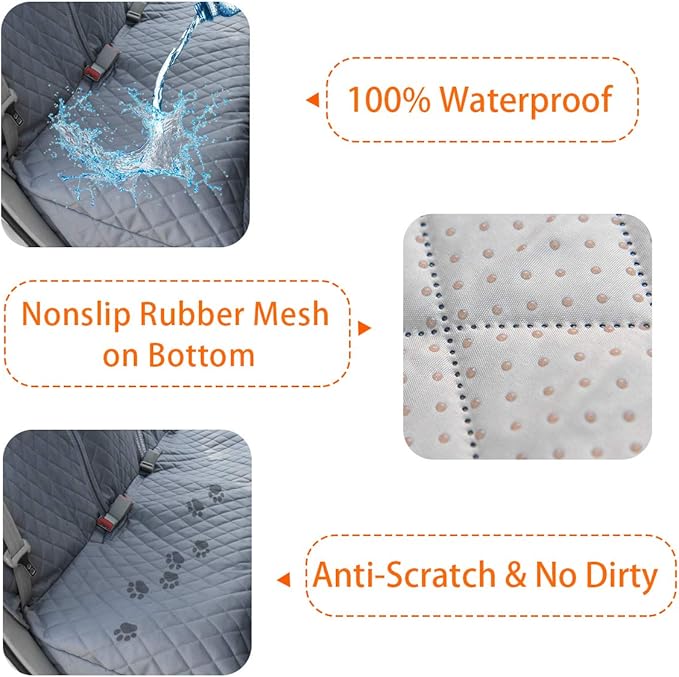 Honest Dog Car Seat Covers 57”W x 47”L)