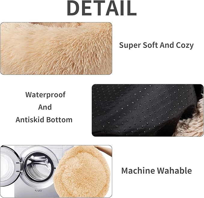 Nisrada Cat Beds for Indoor Cats 20 Inch