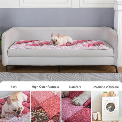 Garden Chic Cotton Protective Couch Cover Dogs,Pets(60x160 cm/23.6x63