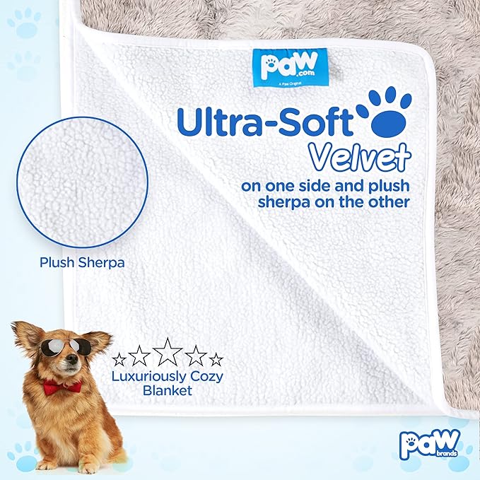 PupProtector Waterproof Throw Blanket for Dogs and Cats (60" L 50" W)
