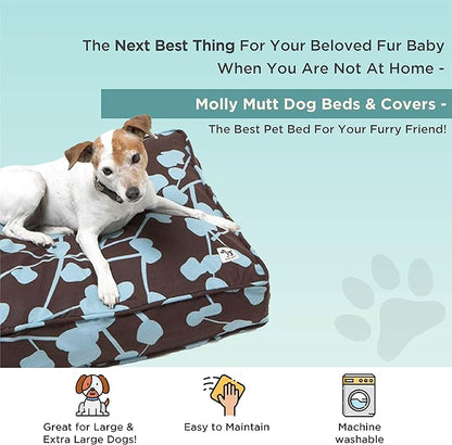 Molly Mutt Huge Dog Bed Cover 36”x45”x5’’ - 100% Cotton