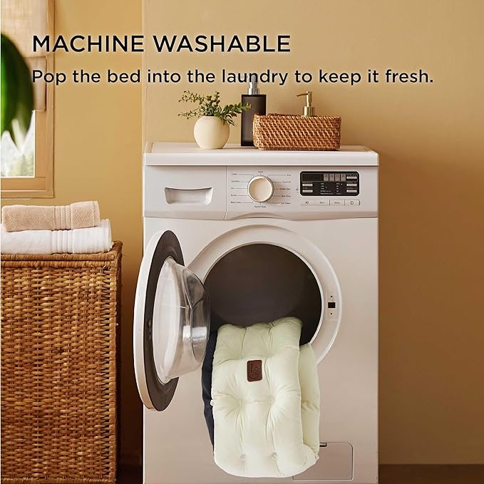 Bedsure Round Cat Beds for Indoor Cats 20x20x9inches, Soft