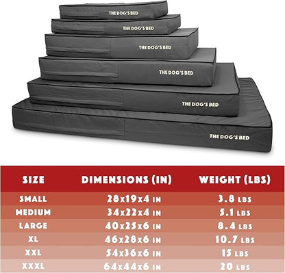 The Dog’s Bed Orthopedic Memory Foam Dog Bed 64x44, Pain