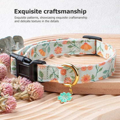 Cotton Handmade Dog Collar Cute and Distinctive Patterns