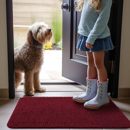 OLANLY Dog Door Mat for Muddy Paws 36x24