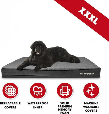The Dog’s Bed Orthopedic Jumbo Memory Foam Dog Bed 64x44, Pain