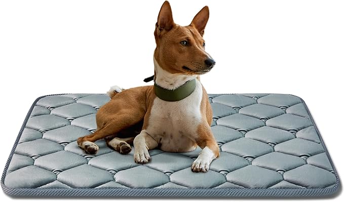 Dog Crate Mats Dogs(35x22,Grey)