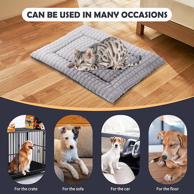 IEUUMLER Dog Bed FC014 (Gray, M(30"*20"))