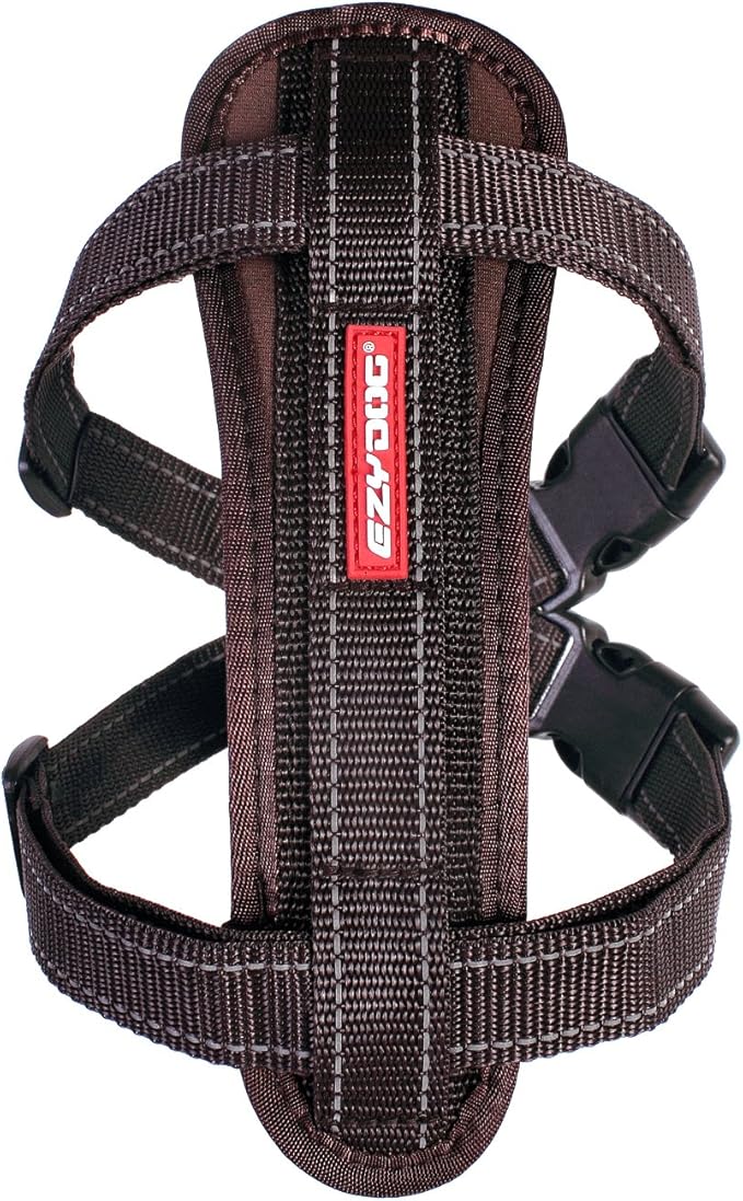 EzyDog Premium Chest Plate Custom Fit Reflective No-Pull Padded Comfort Dog Harness