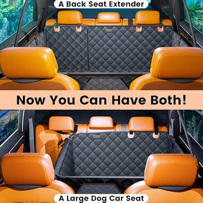 Transforming Back Seat Extender for Dogs 400lbs Hard