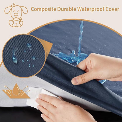 BFPETHOME Outdoor Dog Beds for Large Dogs (47 x 29 in,