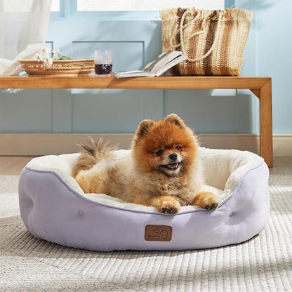 Bedsure Dog Beds for Small Dogs 25 Inches,