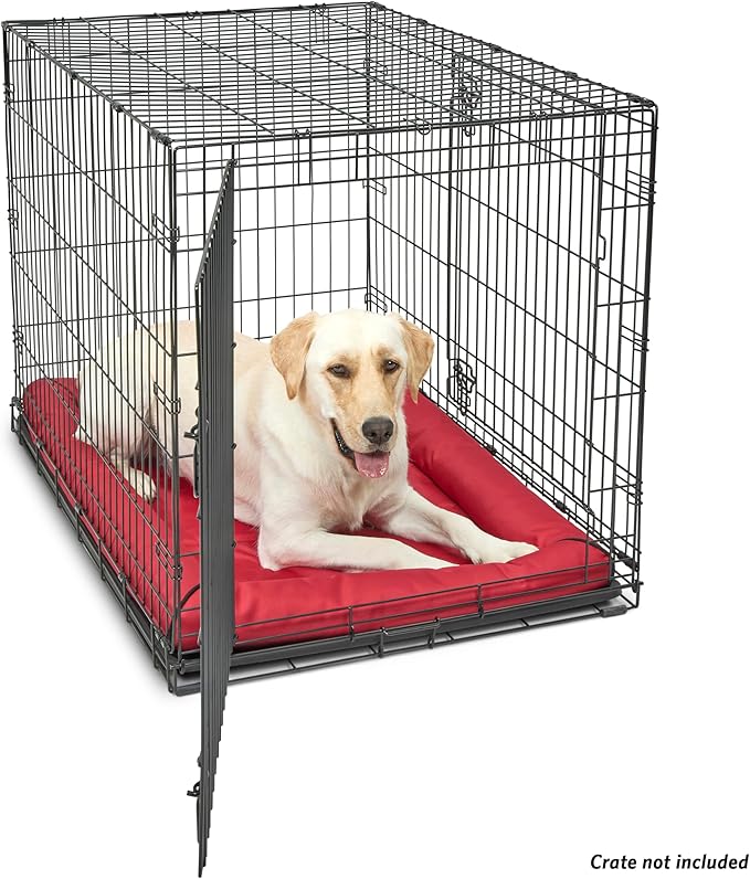 MidWest Homes for Pets Maxx Dog Bed Designed to Fit a 42-Inch Dog Crate 42-Inch, Red