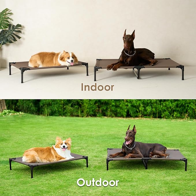 EHEYCIGA 36 Inch Elevated Dog Cot Bed Medium