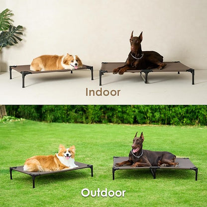 EHEYCIGA 36 Inch Elevated Dog Cot Bed Medium