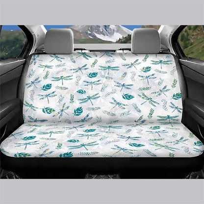 AFPANQZ Dragonfly Car Back Seat Covers Protector Rear Car Seat Cushion Dust and Scratch Proof Dust-Proof Washable Cover Universal Fits Cover for Car