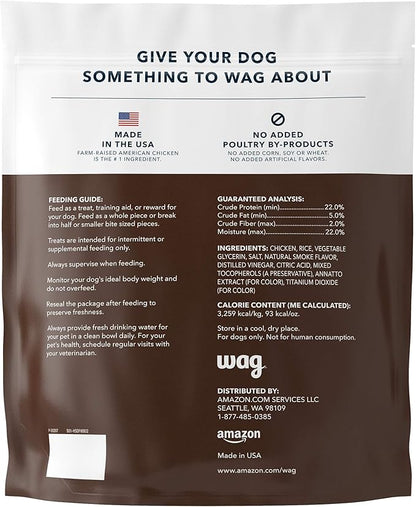 Amazon Brand - Wag Dog Treats Chicken and Waffle Bites 24oz