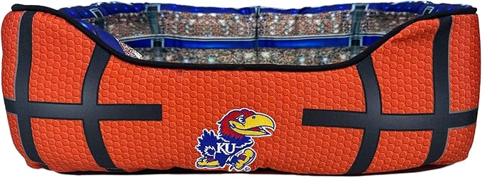 NCAA Kansas Jayhawks Stadium Dog Bed