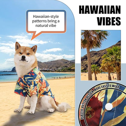 Dog Shirt Hawaiian