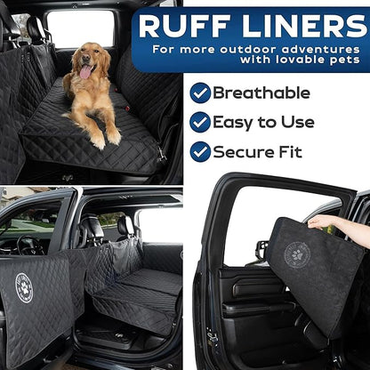 Medium Dog Back Seat Extender for Dogs and Door Protection for Cars