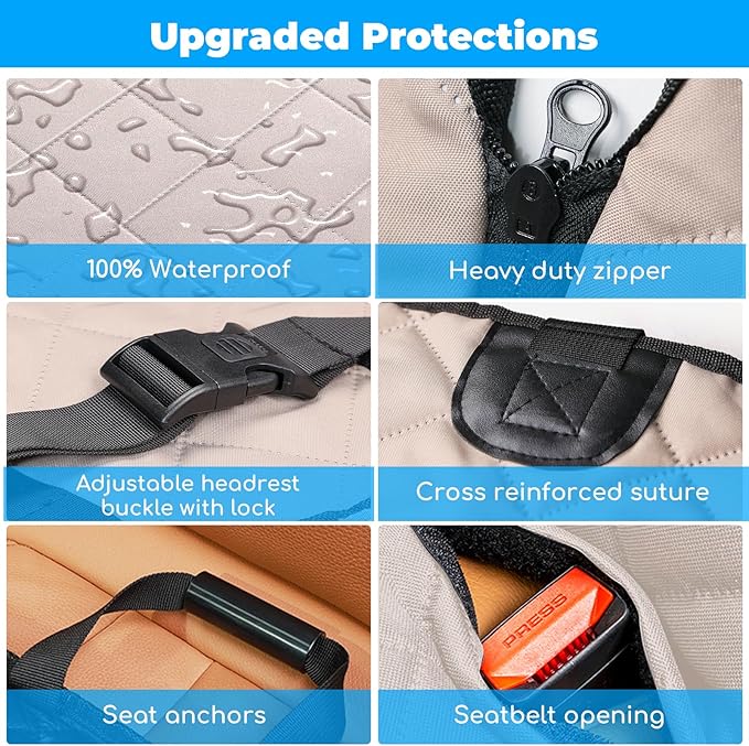 URPOWER Back Seat Extender for Dogs