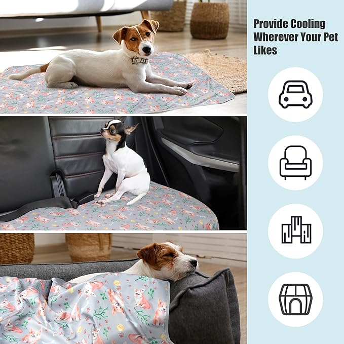 Leekalos Washable Dog Cooling Mat