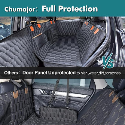 Medium Machine Washable Dog Car Seat Cover for Back Seat& Car Door Protector