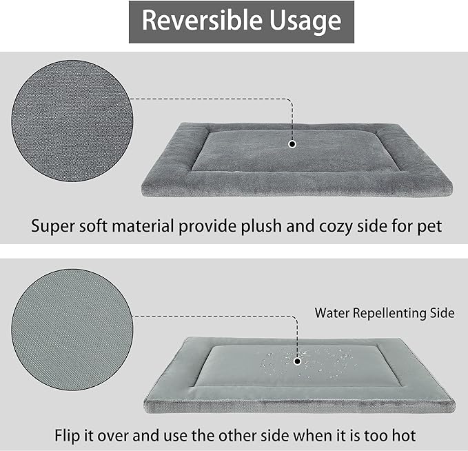 KHONSU PET Dog Bed Mat (M(30”x20”))