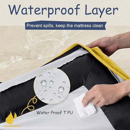 Orthopedic Washable Large Dog Bed: Large Dog Bed Bolster Waterproof