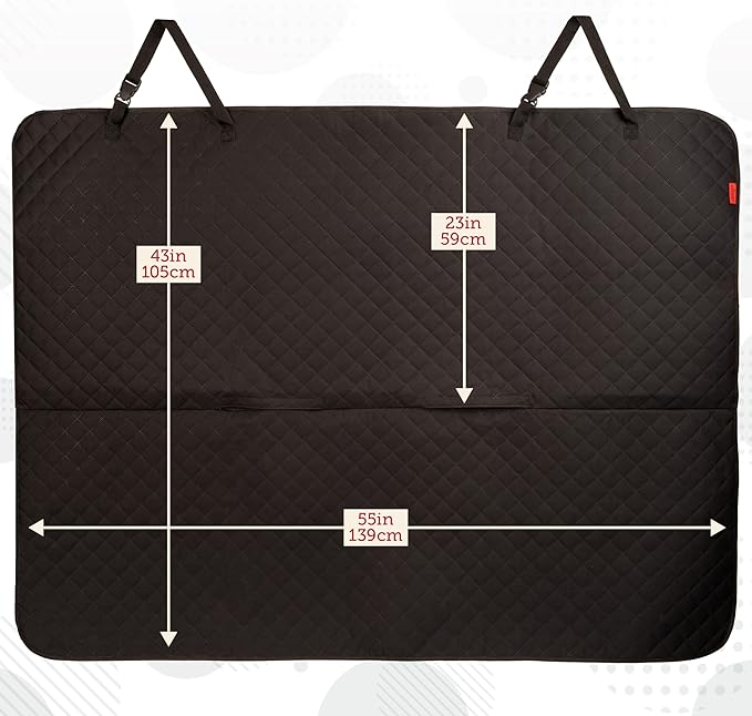 Lusso Gear Dog Car Seat Cover for Back Seat