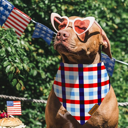 4th of July Dog Bandanas 2 Pack
